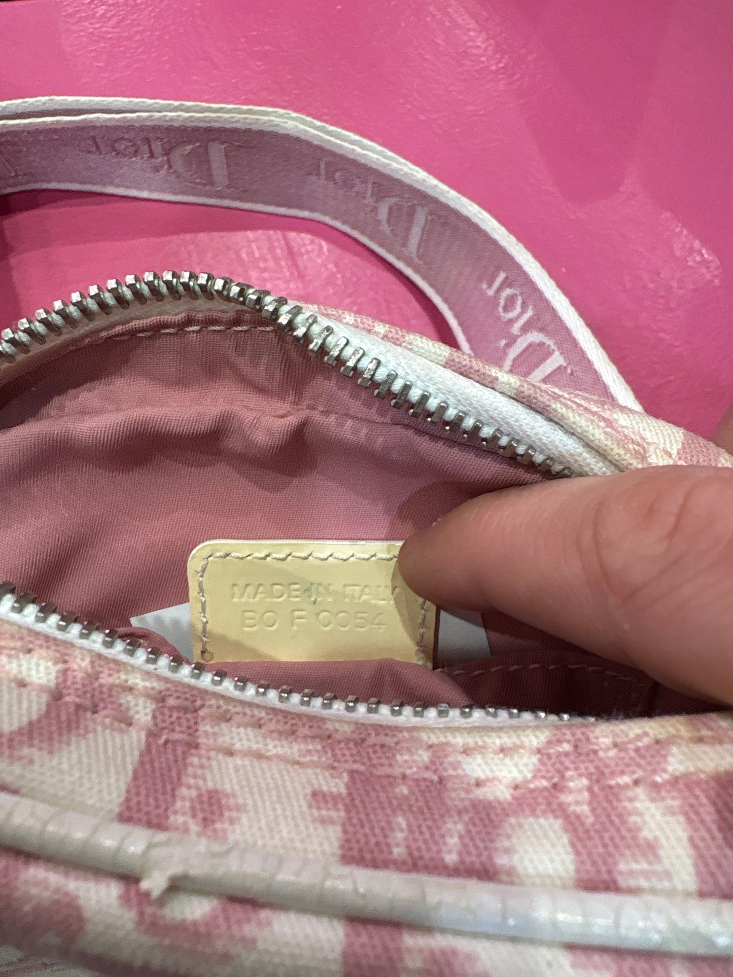 Sac bandoulière Dior vintage époque Galliano