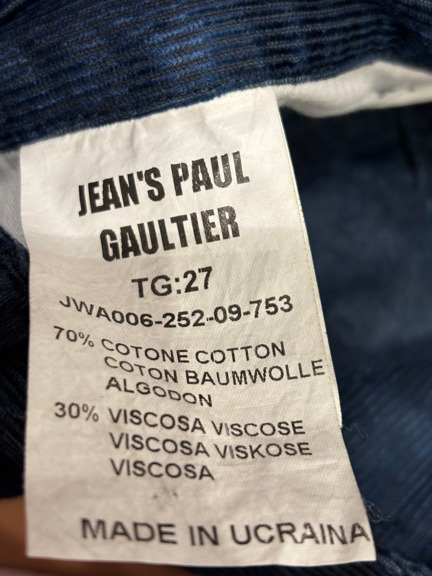 Pantalon Jean Paul Gaultier