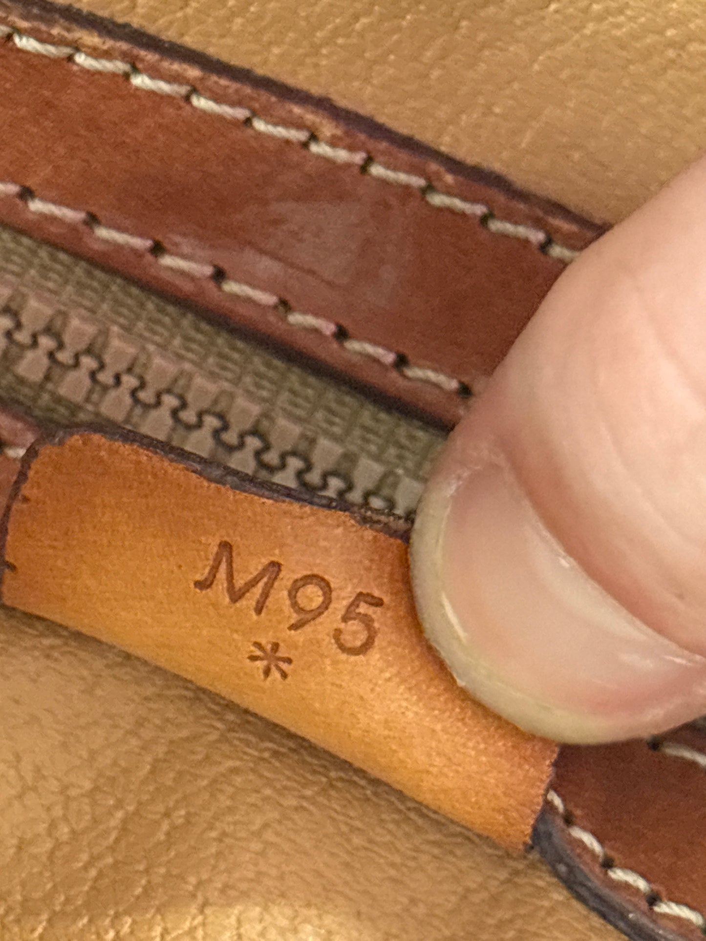 Sac Céline Cabas Macadam Marron Vintage