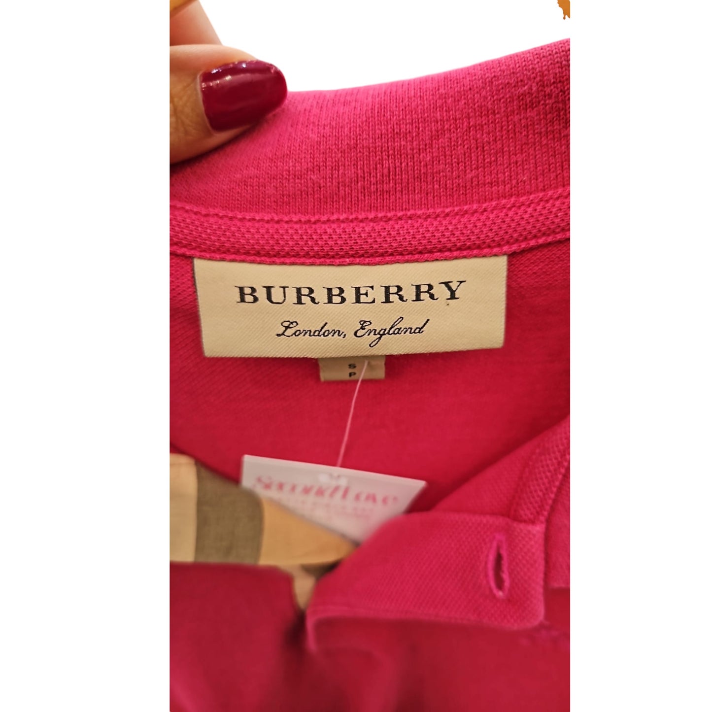 Polo rose Burberry