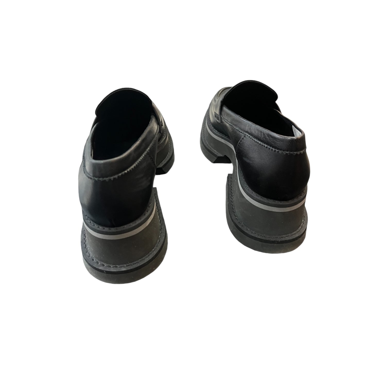 Mocassins Clergerie en cuir noir