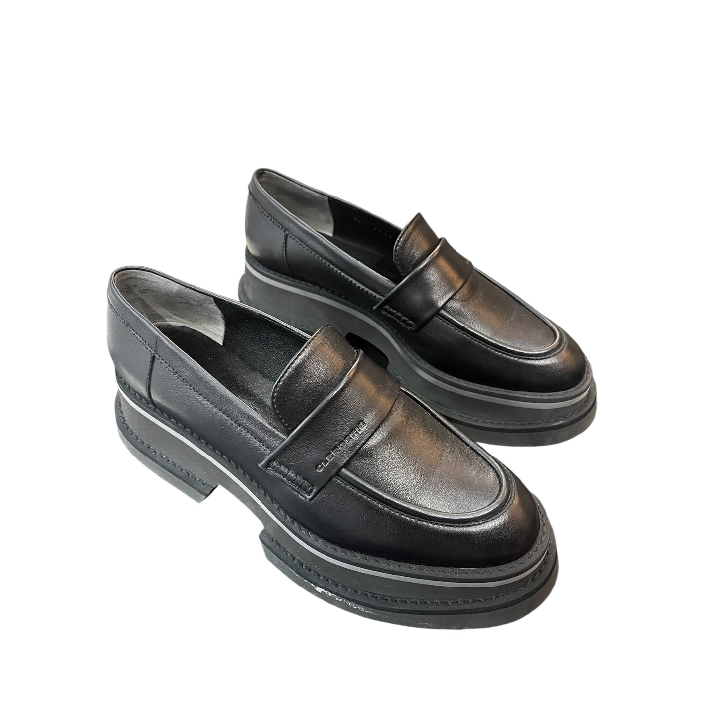 Mocassins Clergerie en cuir noir