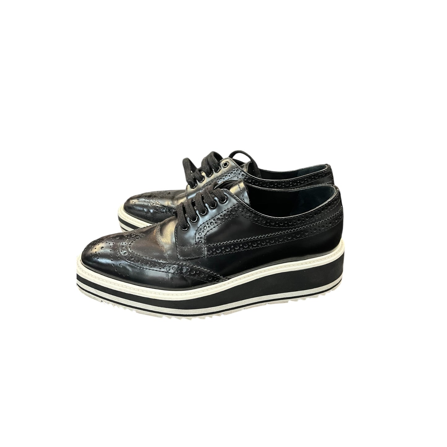 Brogues à Plateformes Prada