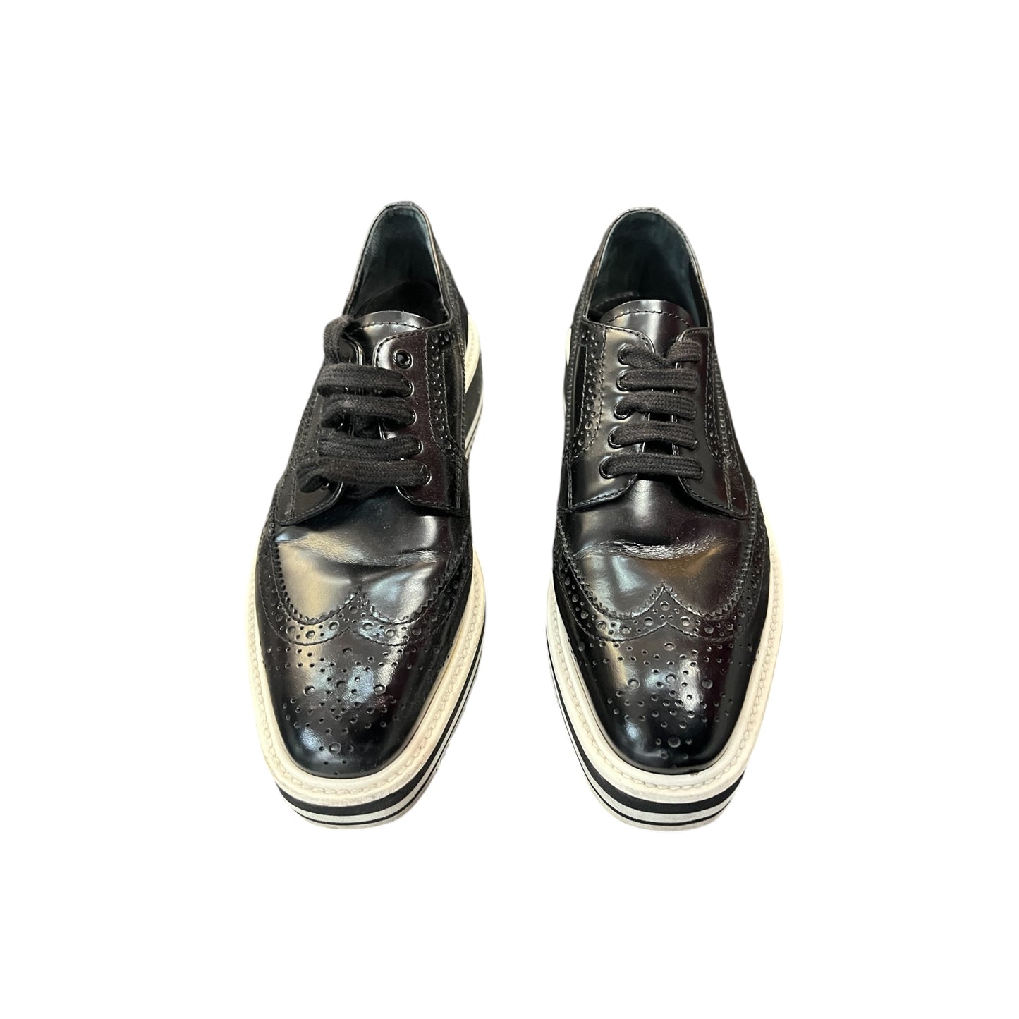Brogues à Plateformes Prada