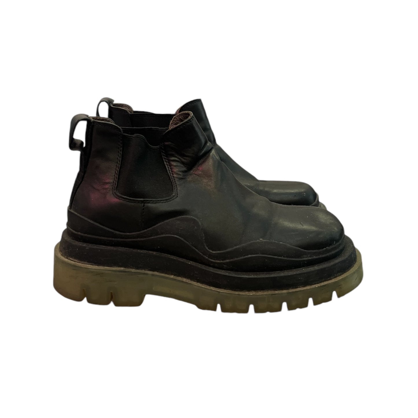 Bottes en cuir Tire Bottega Veneta