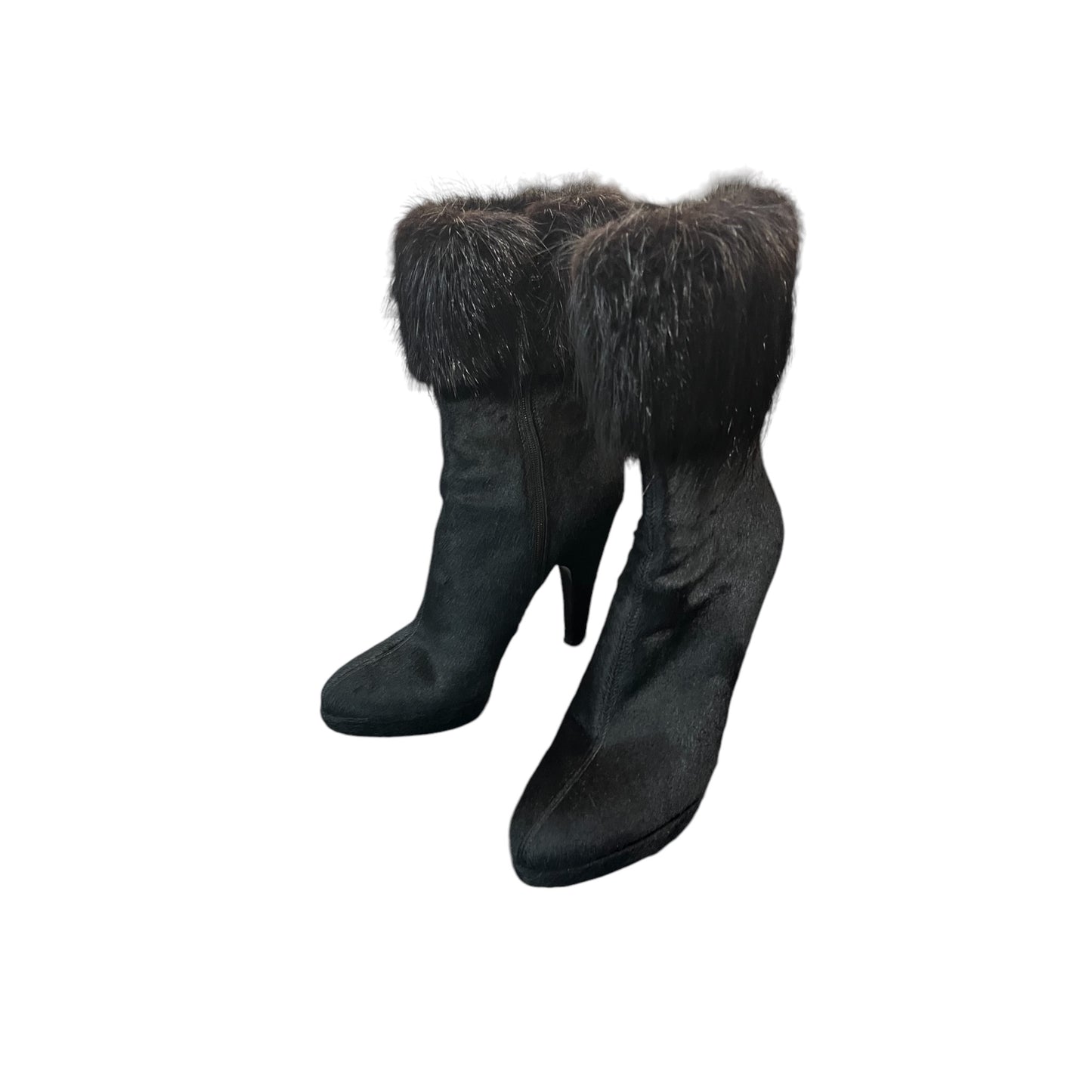 Bottines Prada noir en cuir
