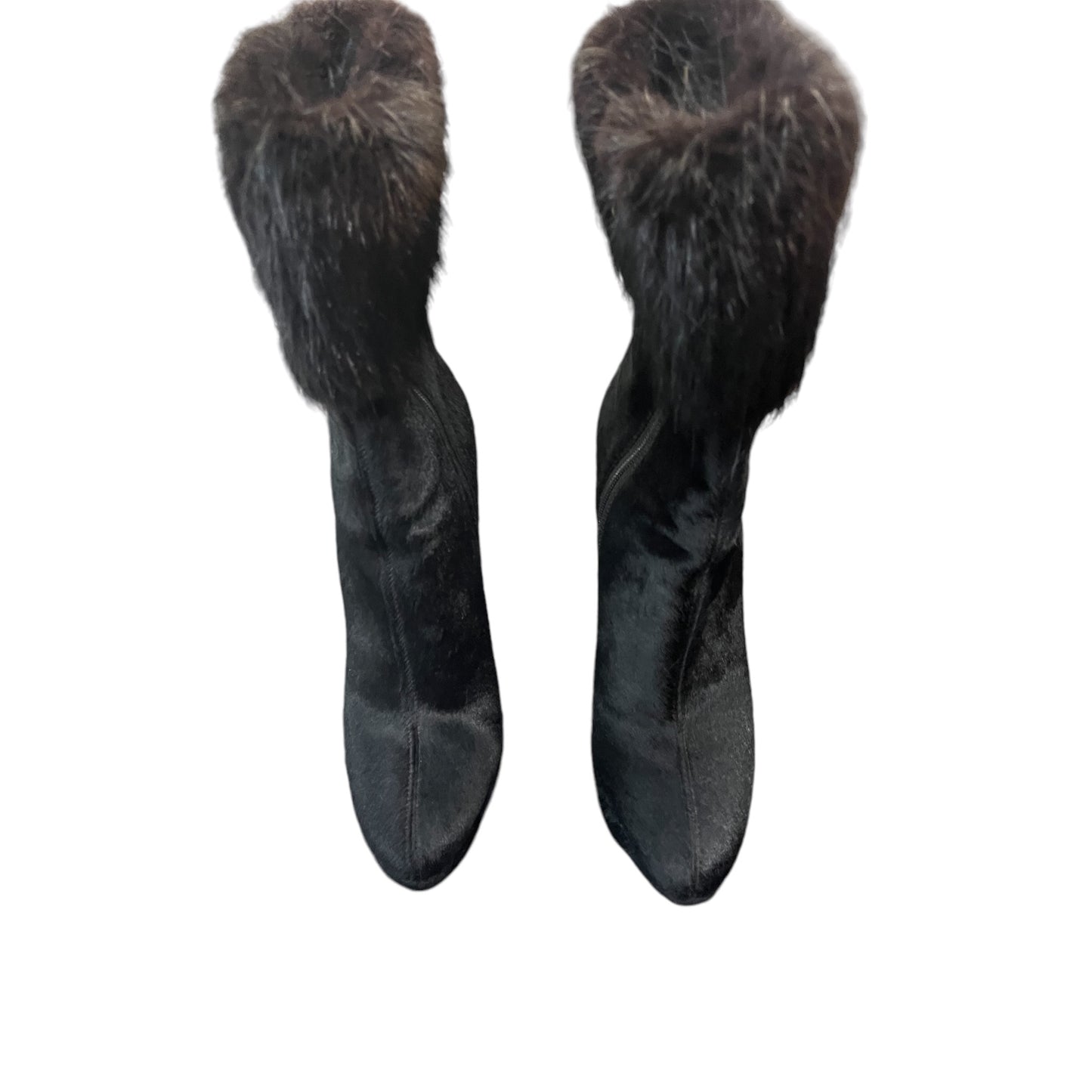 Bottines Prada noir en cuir