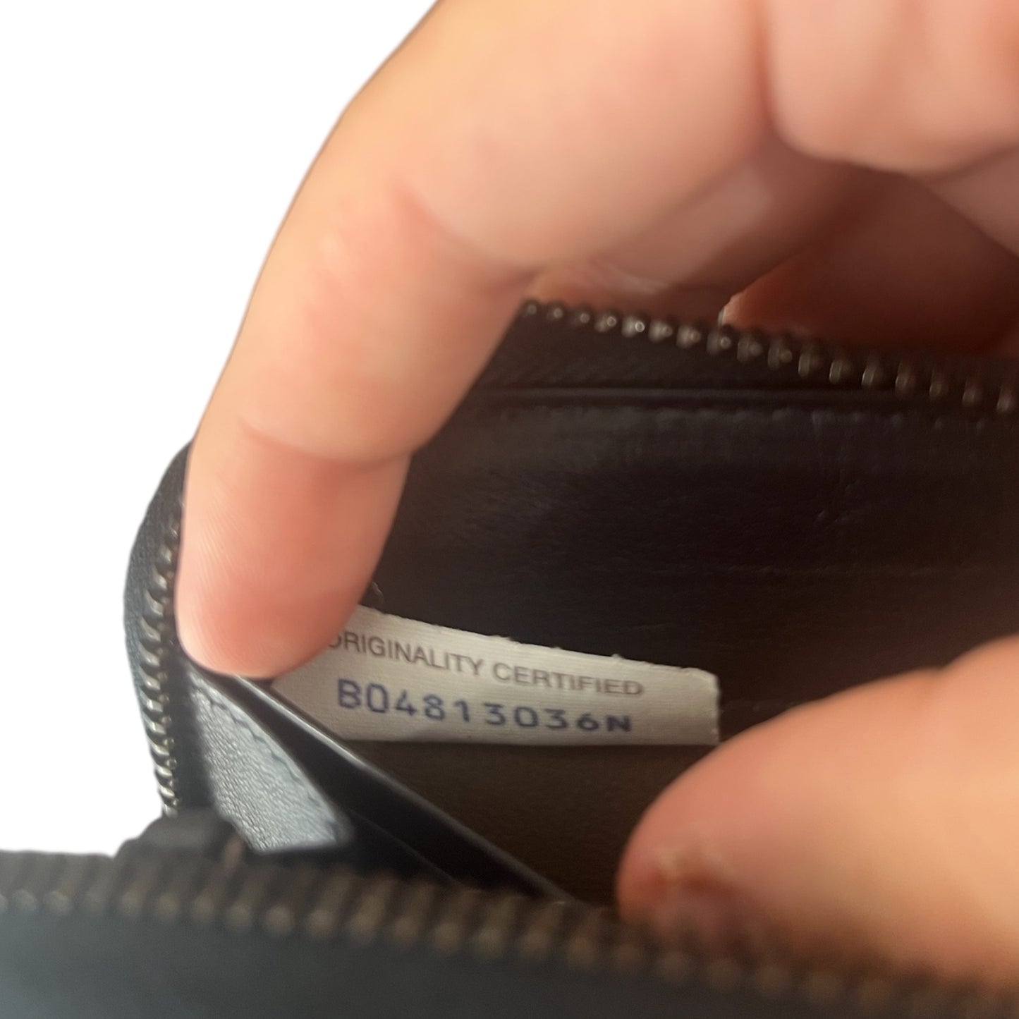 Porte-monnaie Bottega Veneta noir en cuir