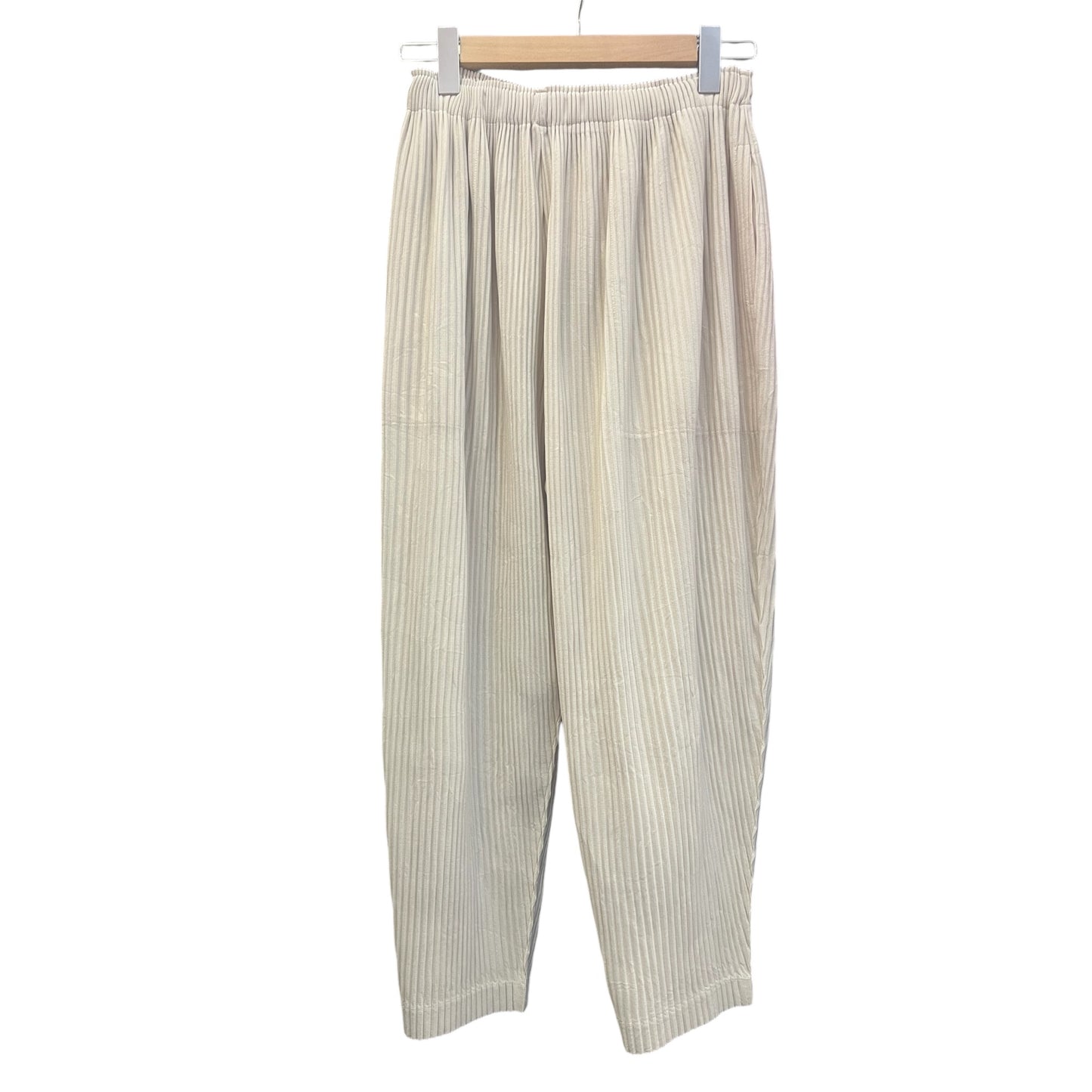 Pantalon plissé beige Issey Miyake