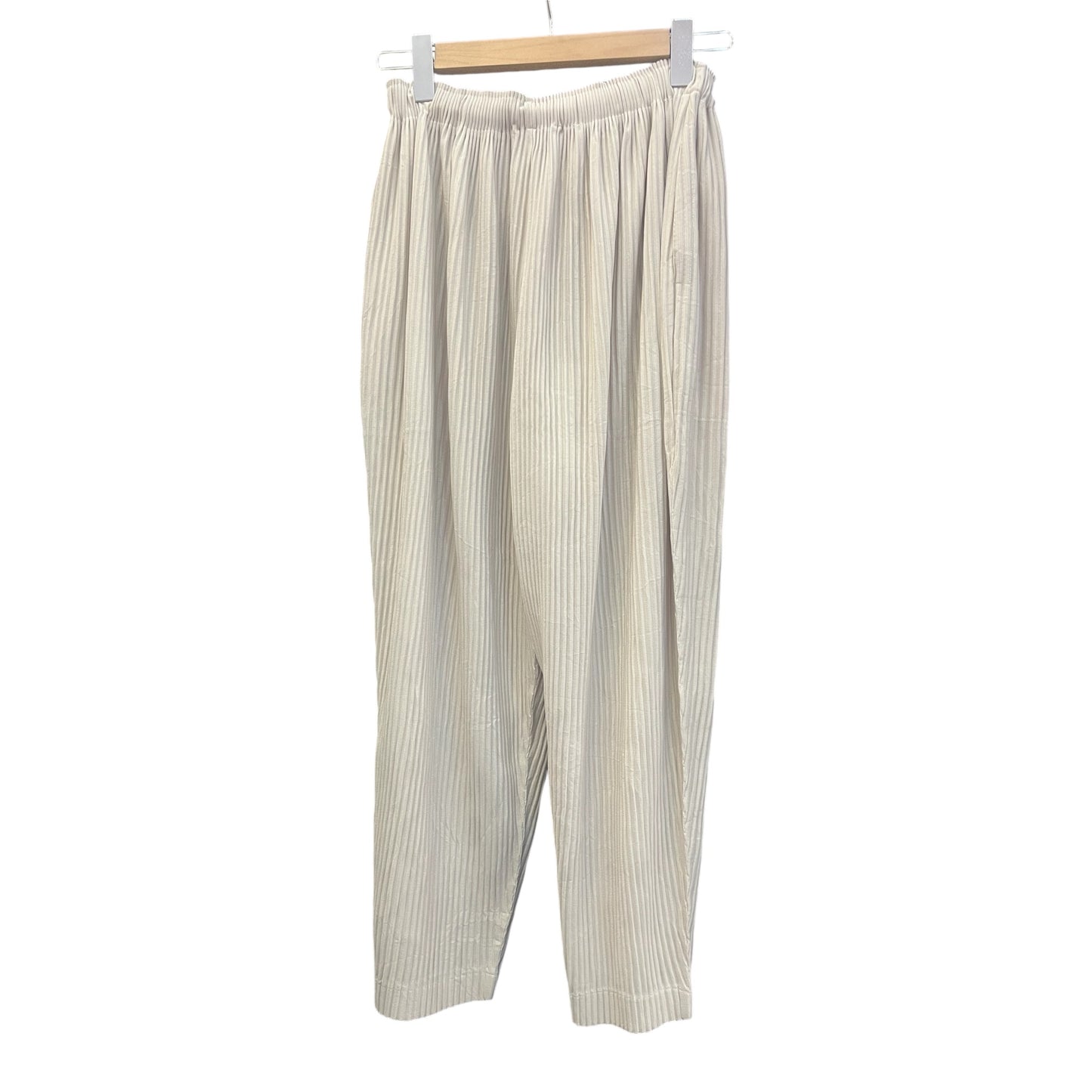 Pantalon plissé beige Issey Miyake