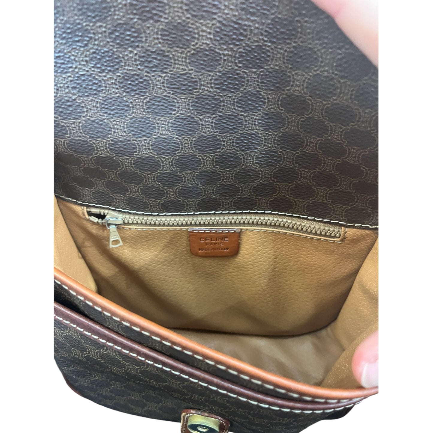 Sac à main Céline macadam en toile