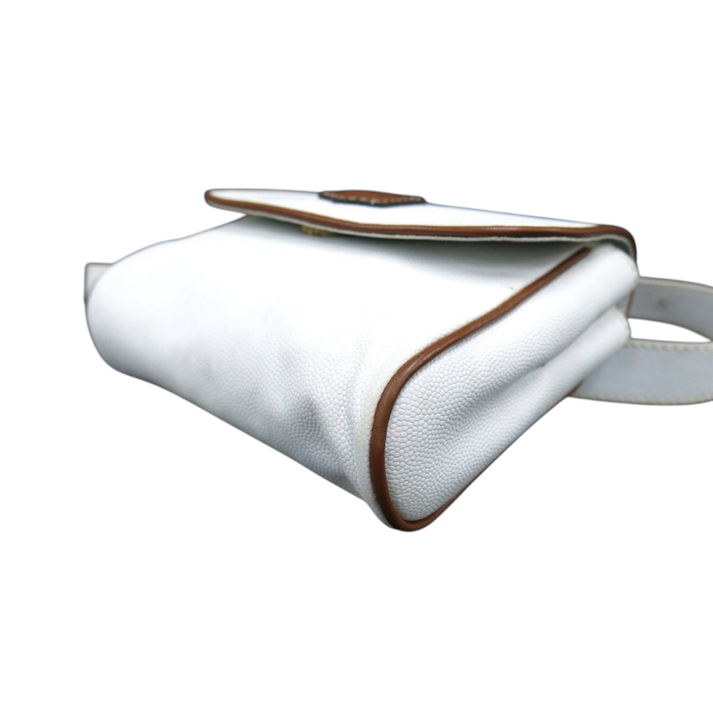 Sac à main Céline en cuir blanc