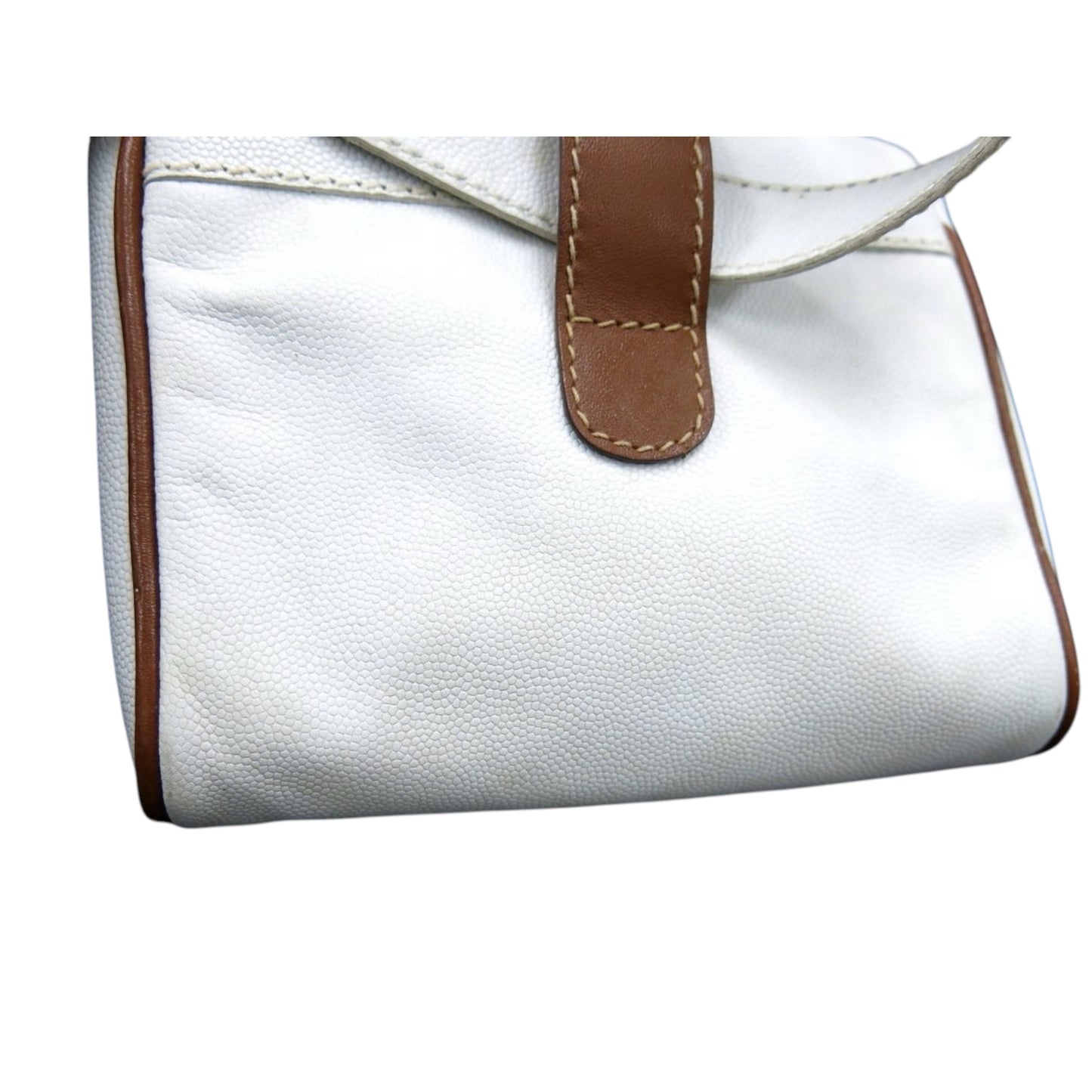 Sac à main Céline en cuir blanc