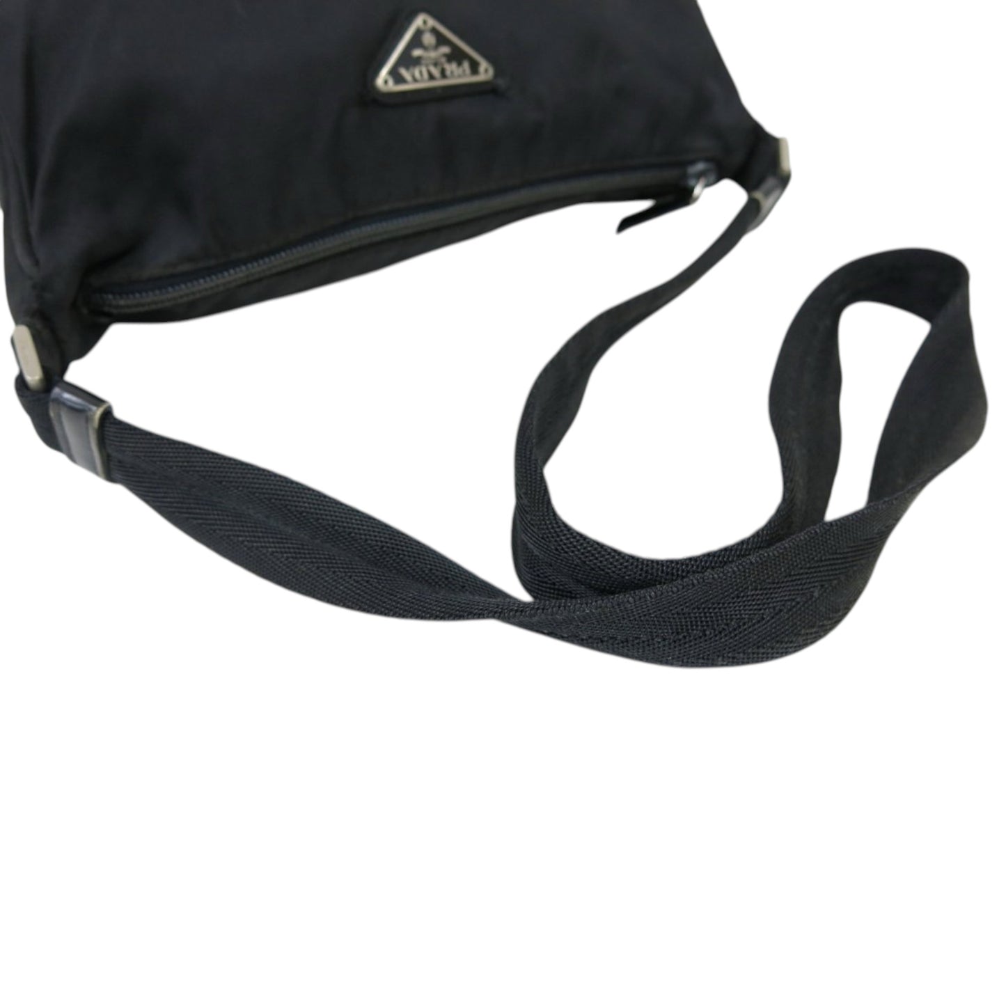 Sac bandoulière Prada Tessuto en nylon noir