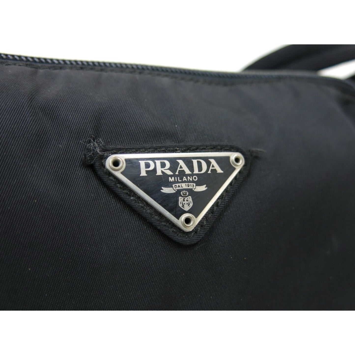 Sac bandoulière Prada Tessuto en nylon noir