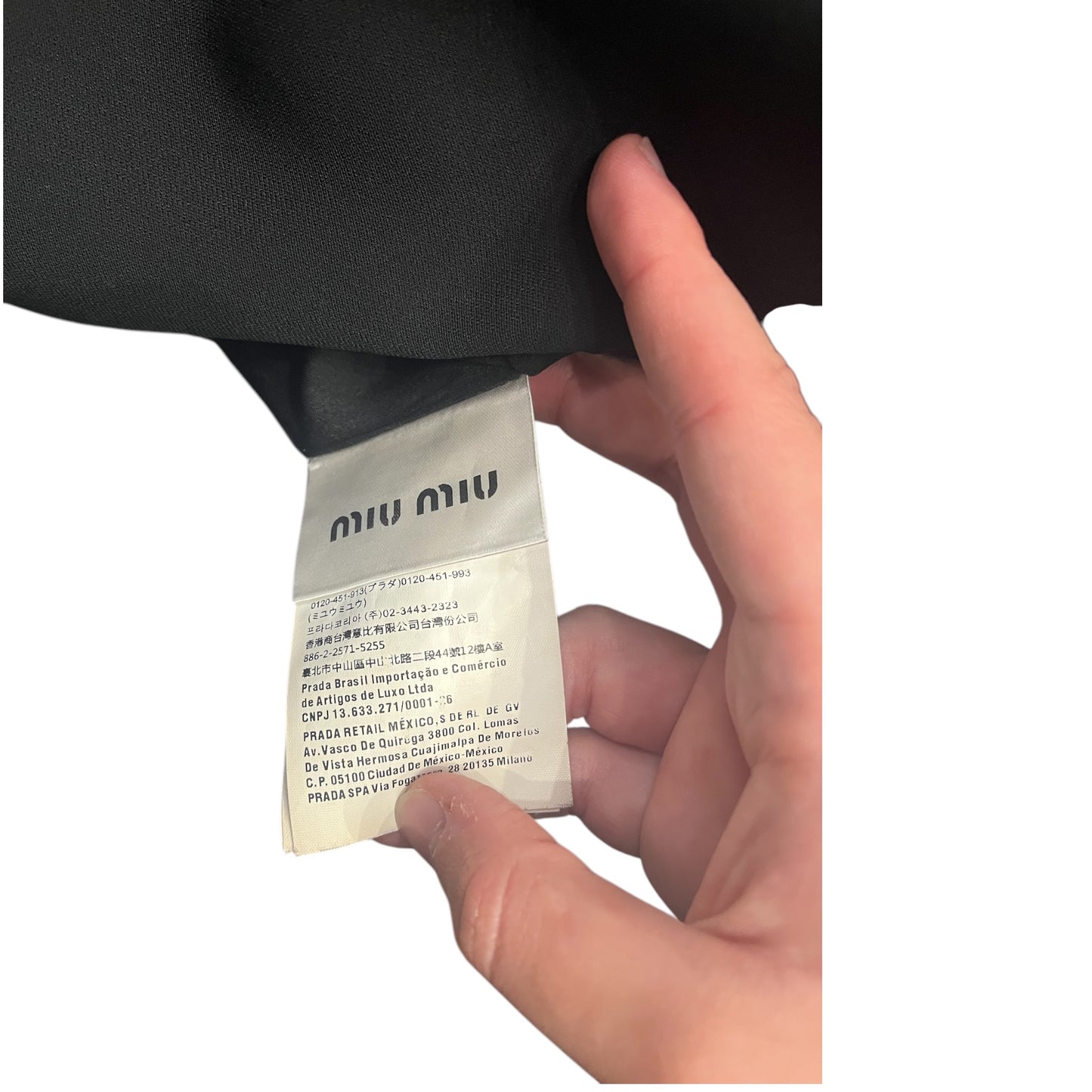 Robe Miu Miu sans manches