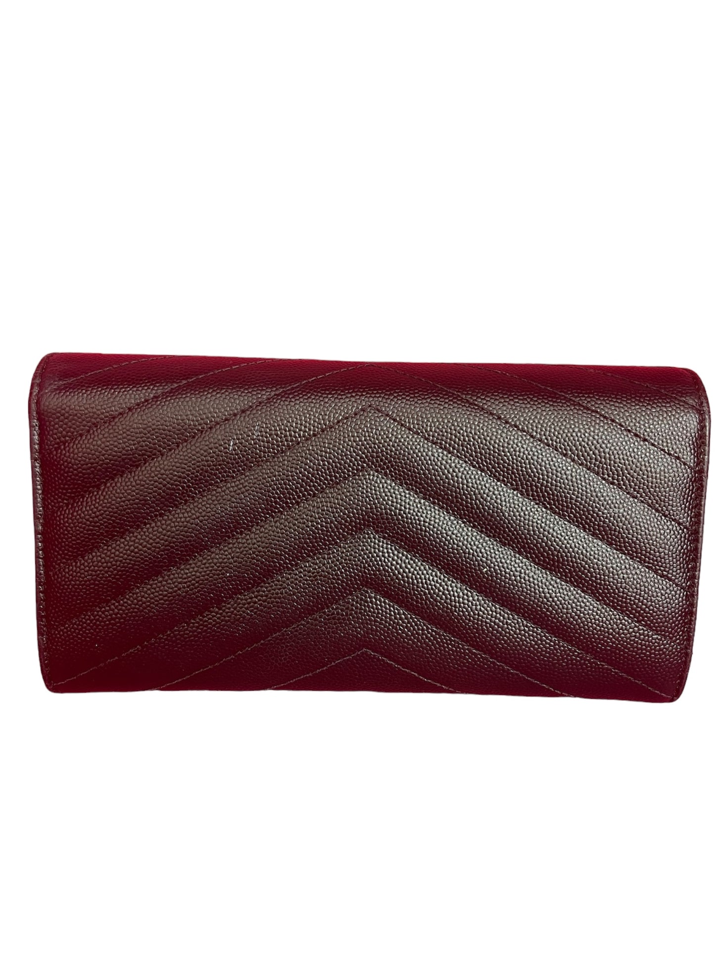 Portefeuille Yves Saint Laurent noir en cuir