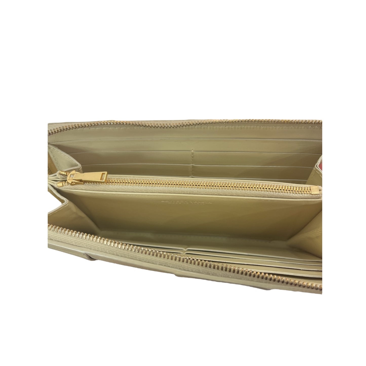 Porte-monnaie beige Bottega Veneta