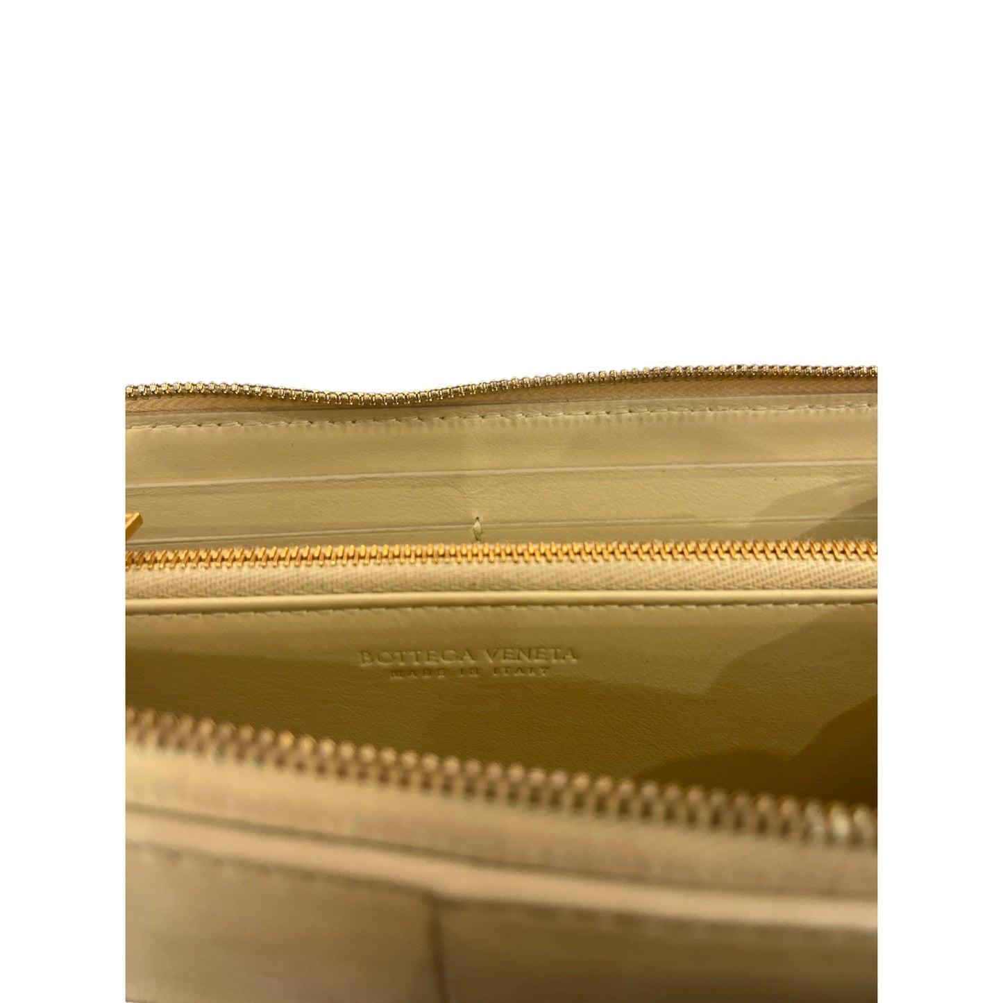 Porte-monnaie beige Bottega Veneta