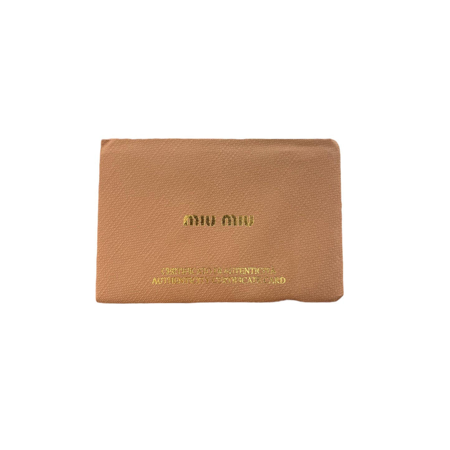 Portefeuille Miu Miu blanc et rouge