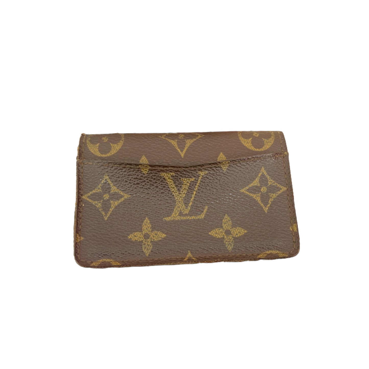 Porte-carte marron Louis Vuitton vintage