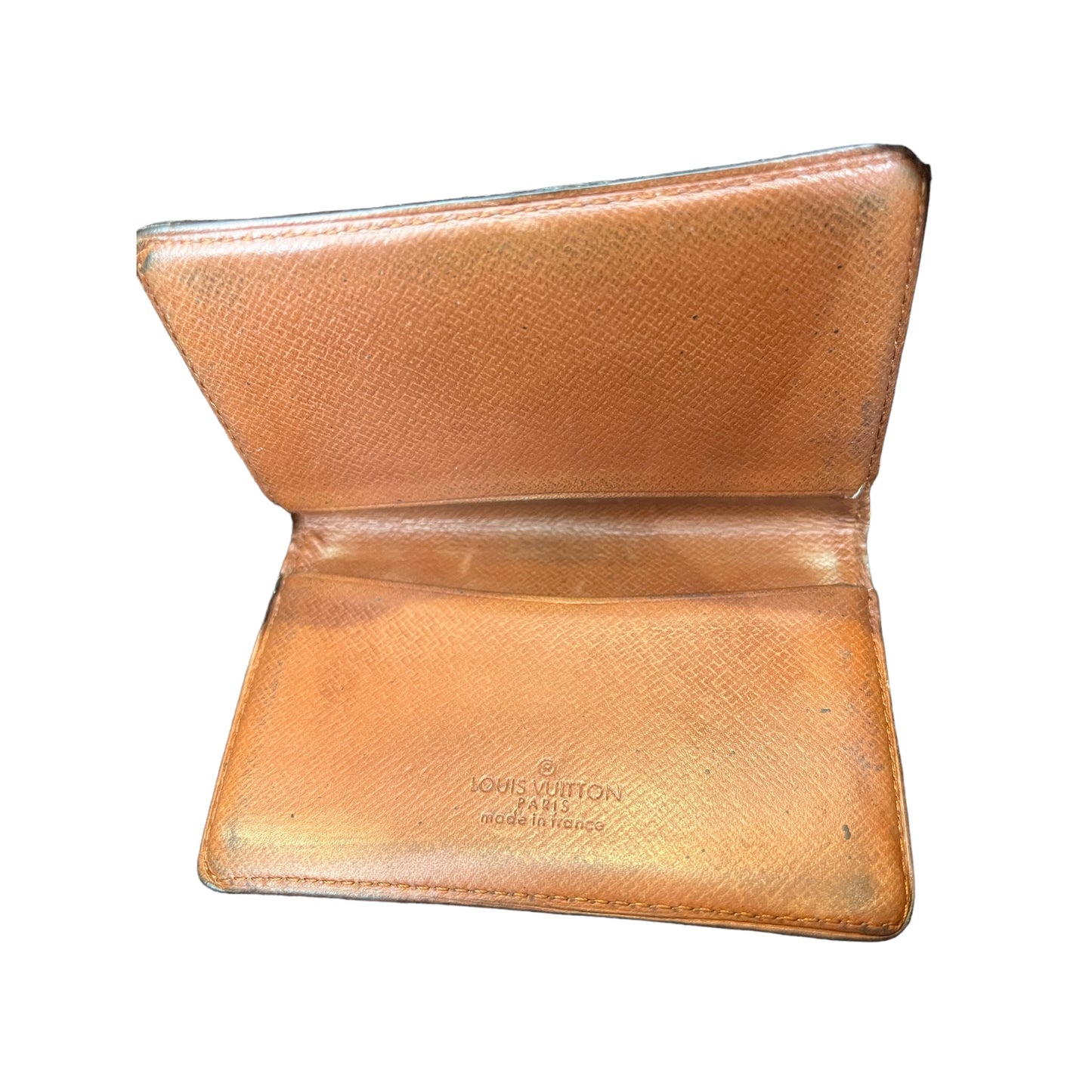 Porte-carte marron Louis Vuitton vintage