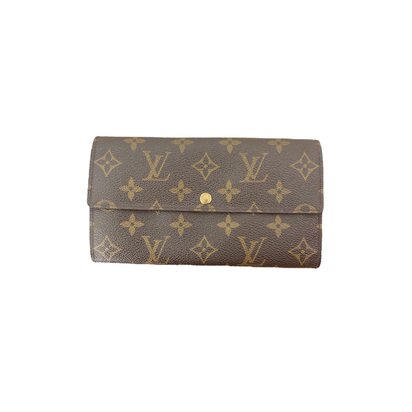 Portefeuille Louis Vuitton Marron en cuir