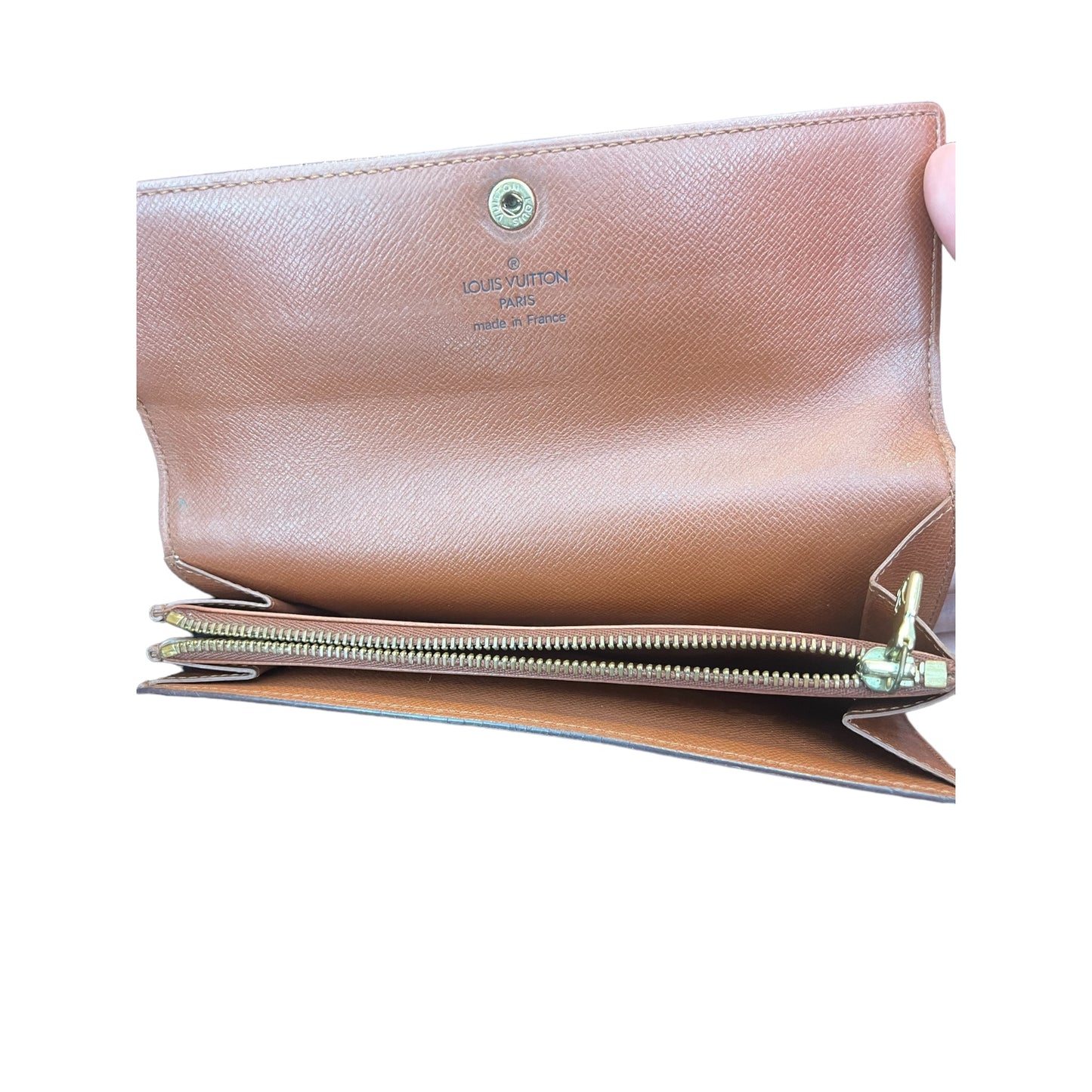 Portefeuille Louis Vuitton Marron en cuir