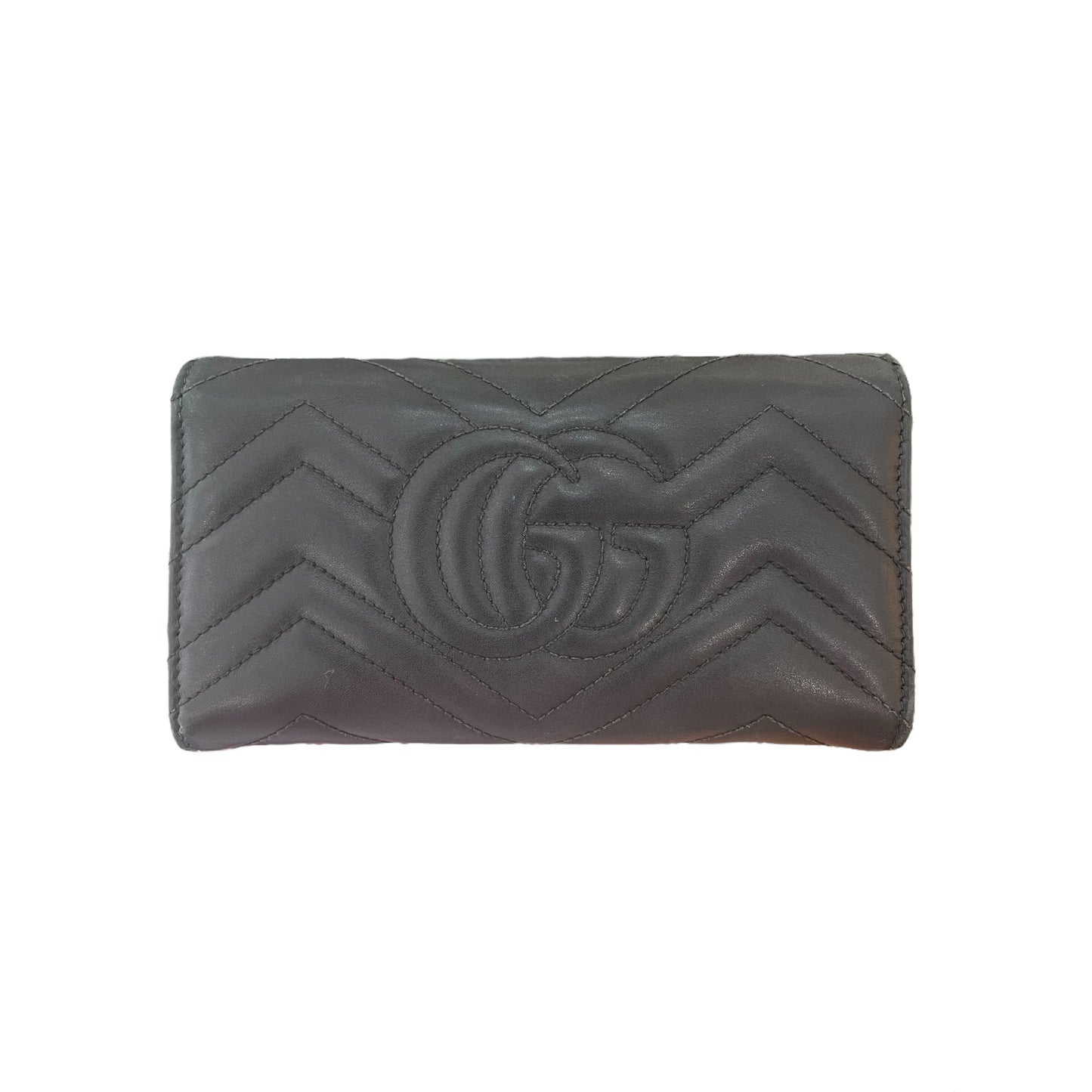 Portefeuille Long à deux volet noir Gucci