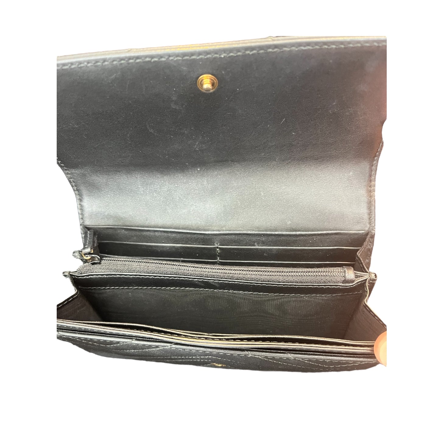 Portefeuille Long à deux volet noir Gucci