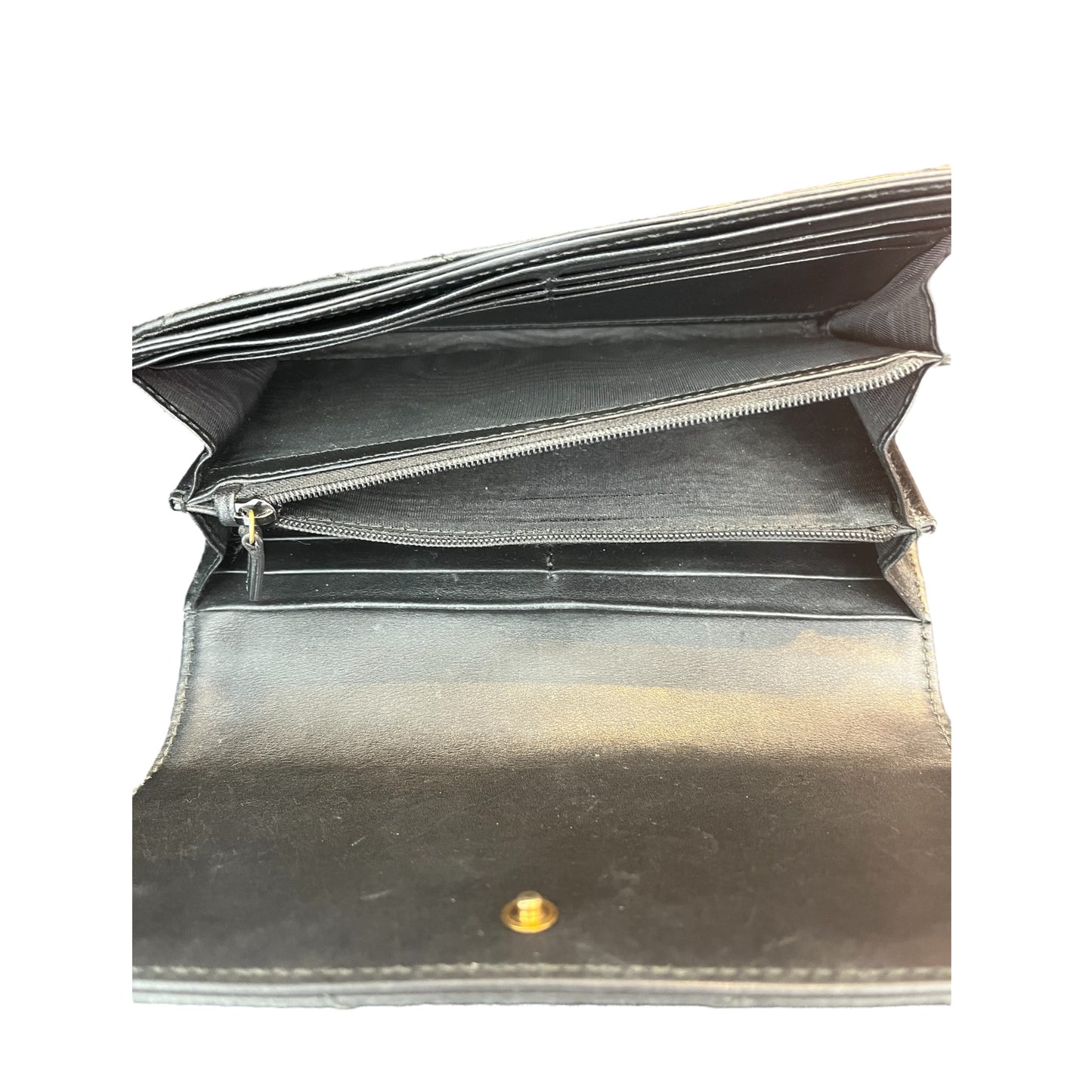 Portefeuille Long à deux volet noir Gucci