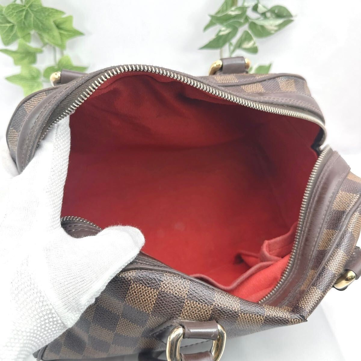 Sac à main Louis Vuitton Damier Ebène Duomo