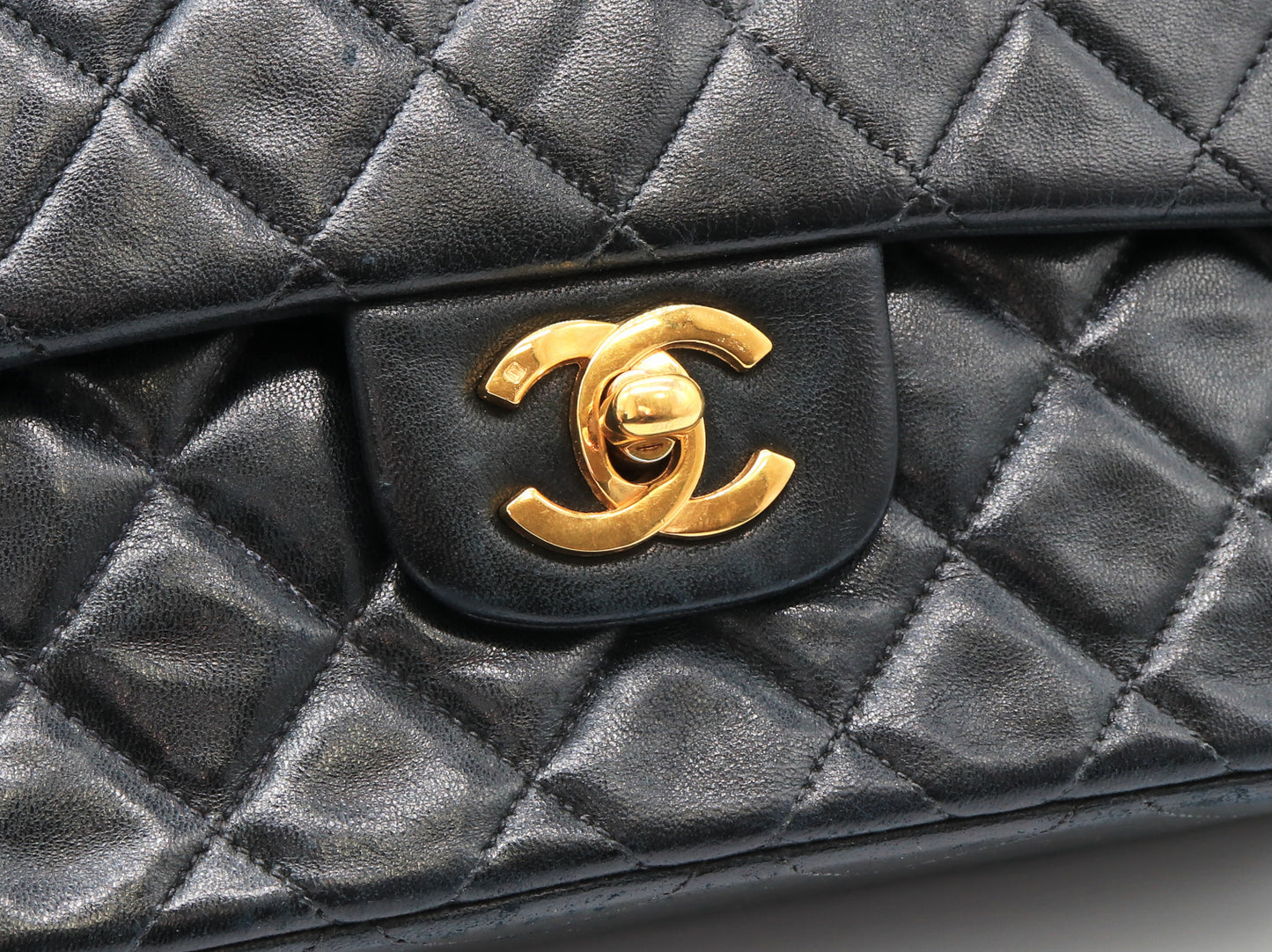 Sac Chanel Timeless Noir en Cuir d'agneau