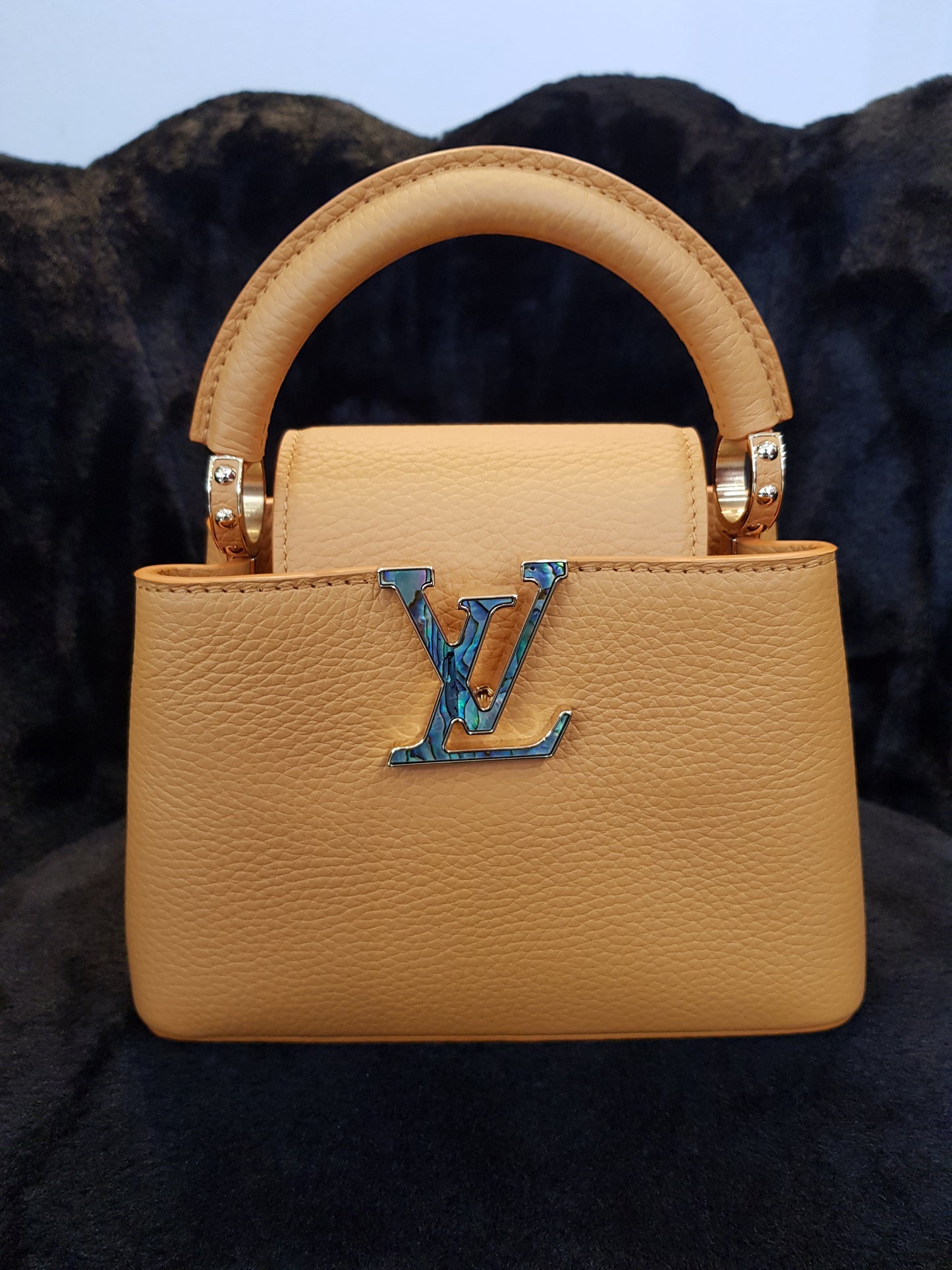Sac Louis Vuitton Capucines Mini Jaune Safran