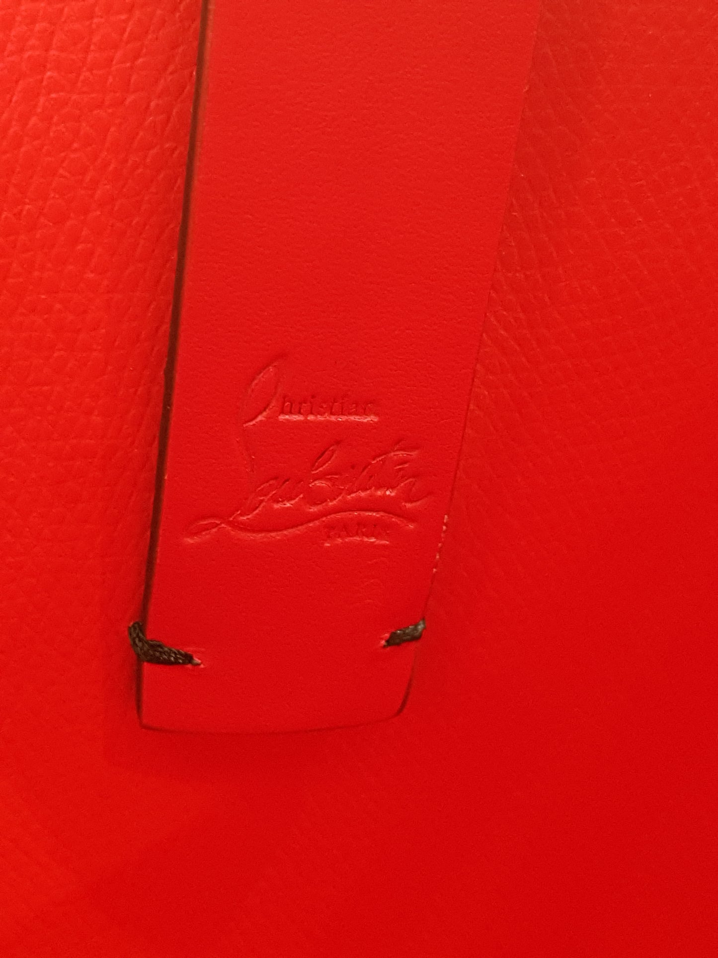 Sac Louboutin en cuir noir