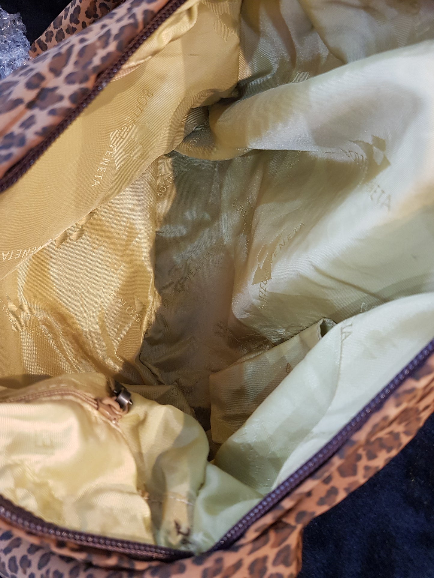 Sac Bottega Veneta hobo léopard
