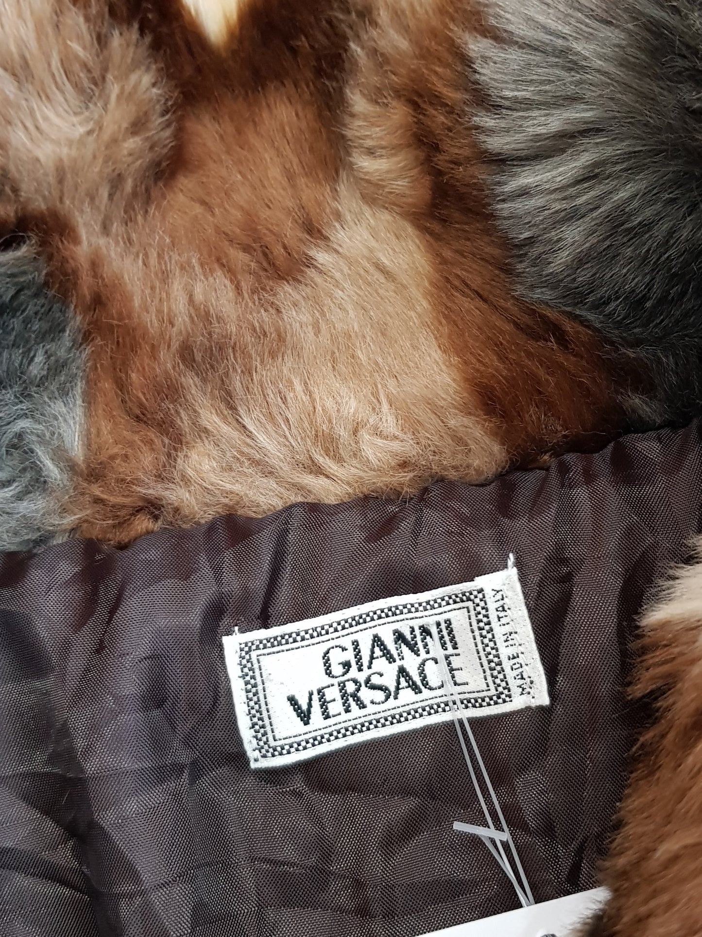 Veste fausse fourrure Versace