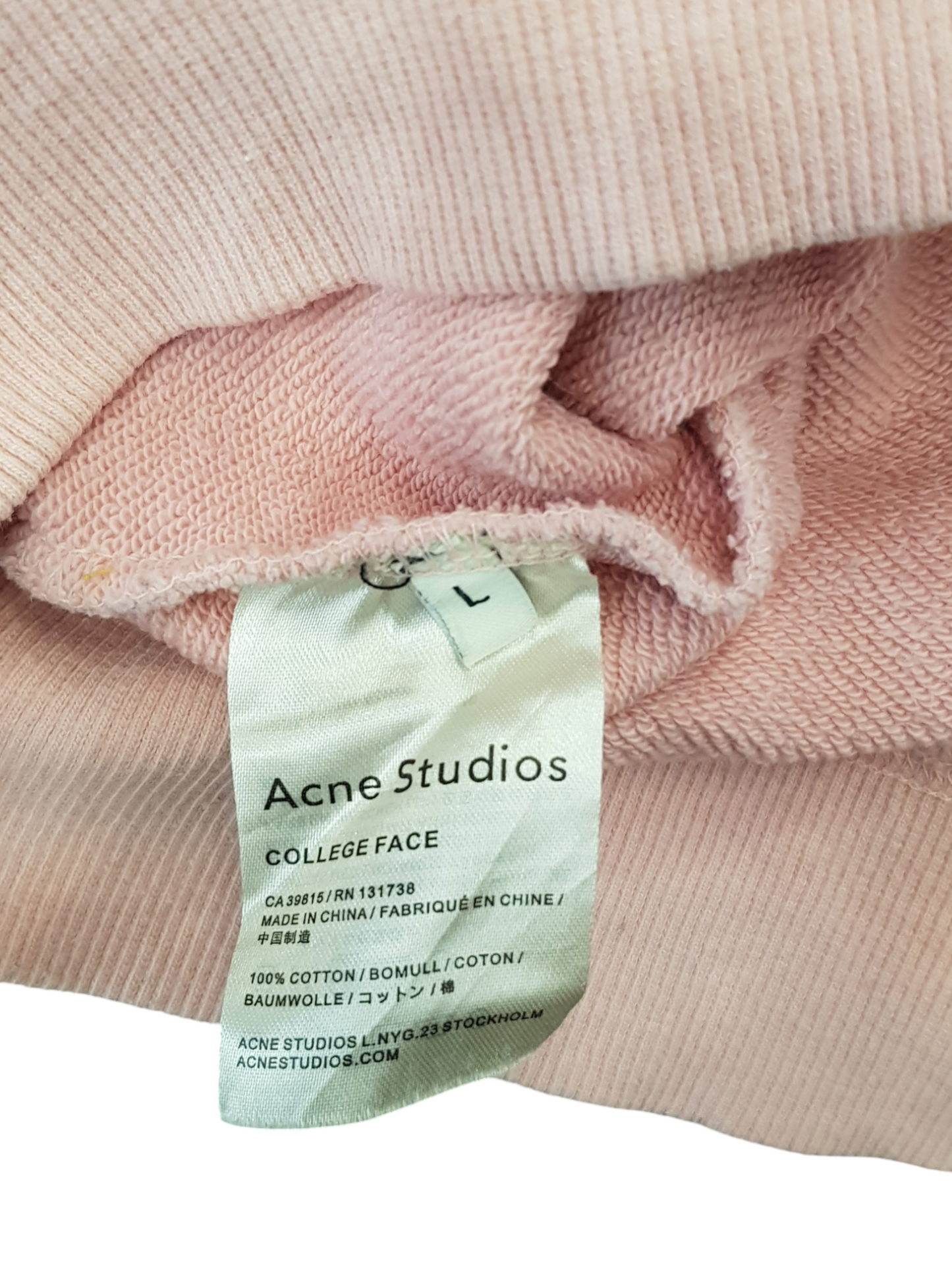 Sweat rose Acne Studios