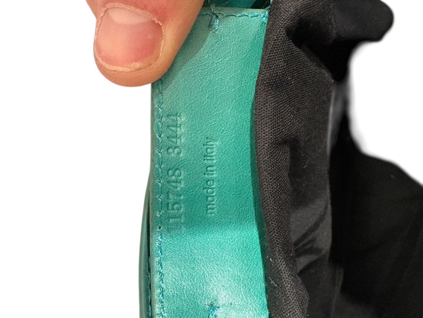 Sac Balenciaga City – cuir turquoise