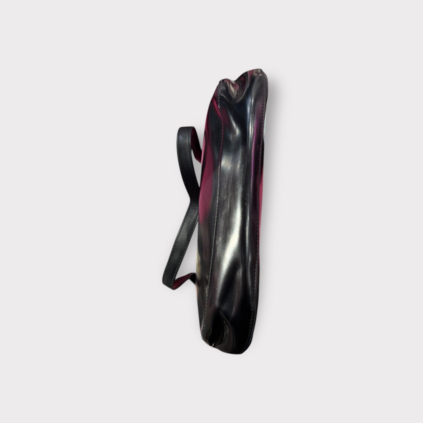 Prada – Sac porté épaule cuir noir