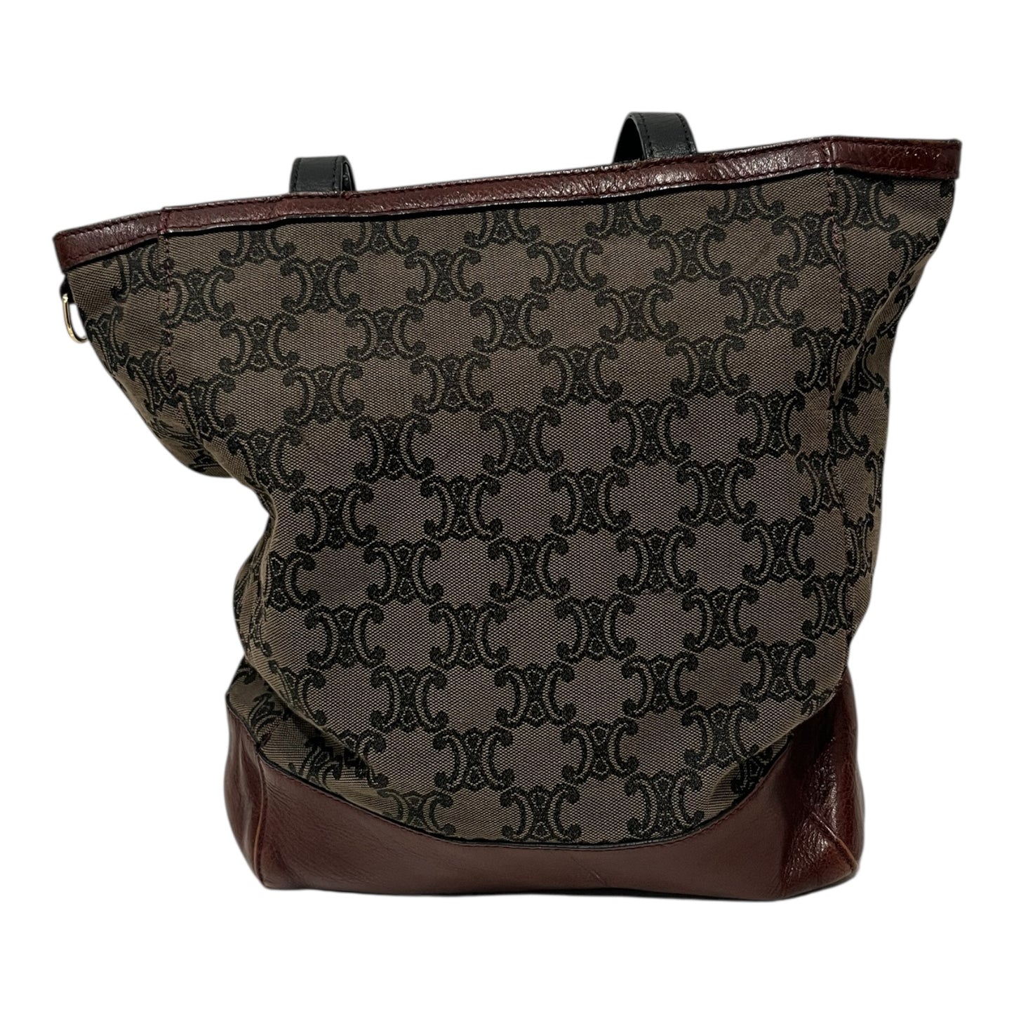 Sac Céline Cabas Macadam Shopping Marron Vintage