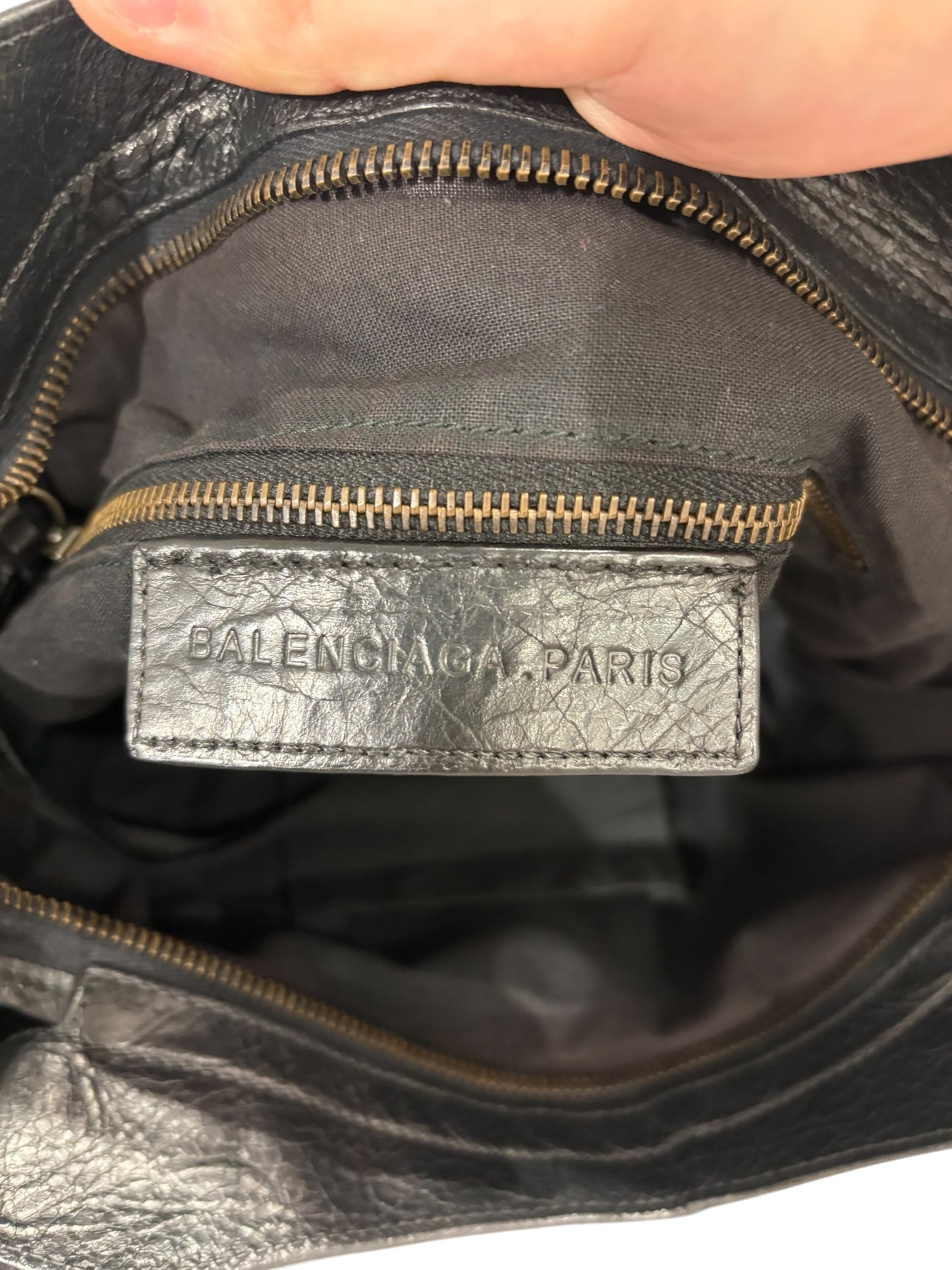 Sac Balenciaga City – cuir noir