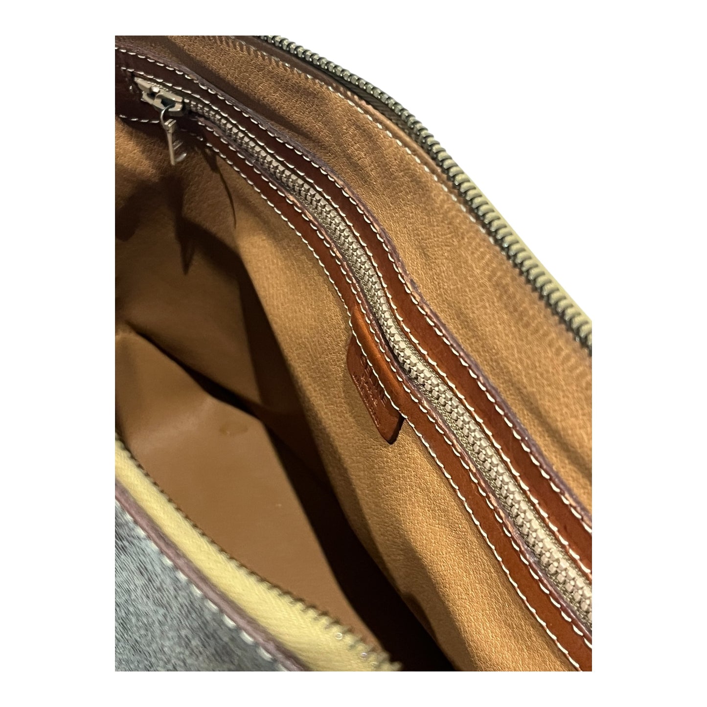 Sac Céline Cabas Macadam Marron Vintage