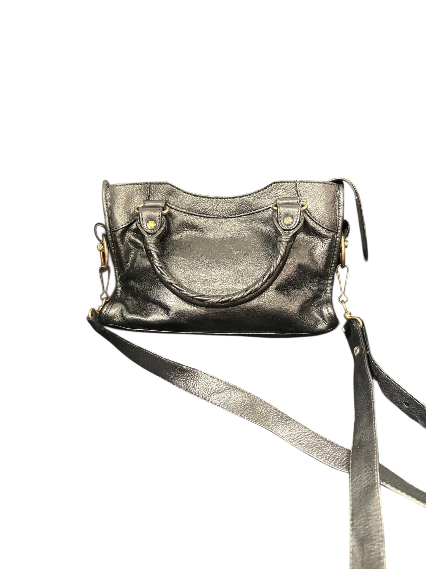 Sac City Balenciaga en cuir – noir