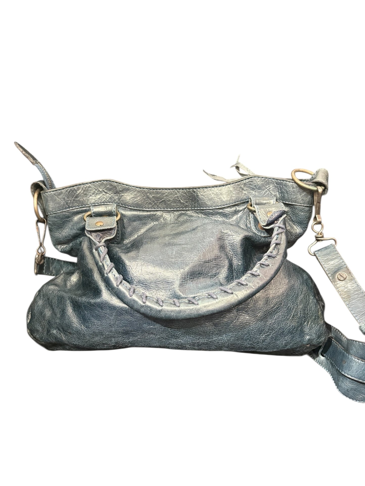 Sac Balenciaga city en cuir – bleu