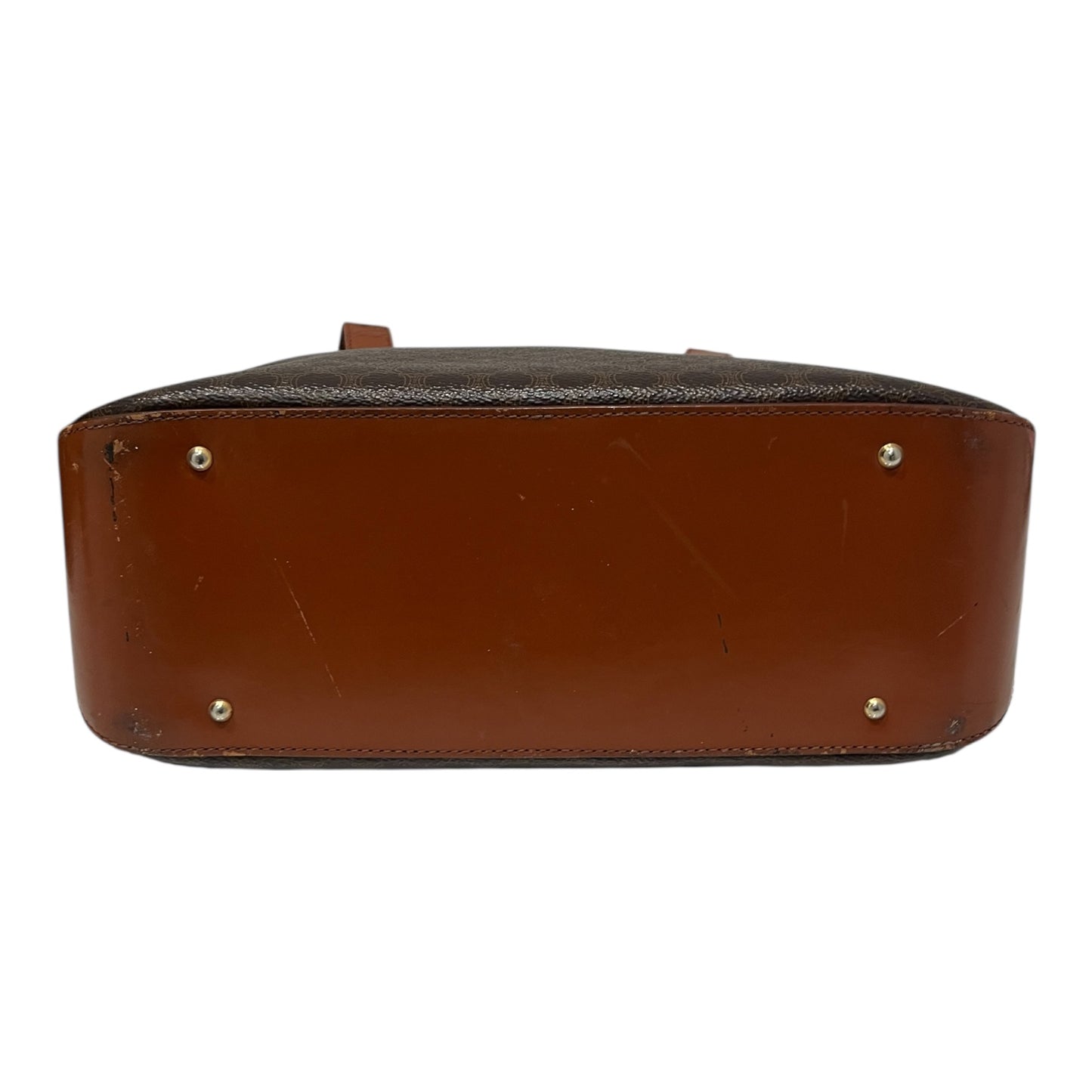 Sac Céline Cabas Macadam Marron Vintage