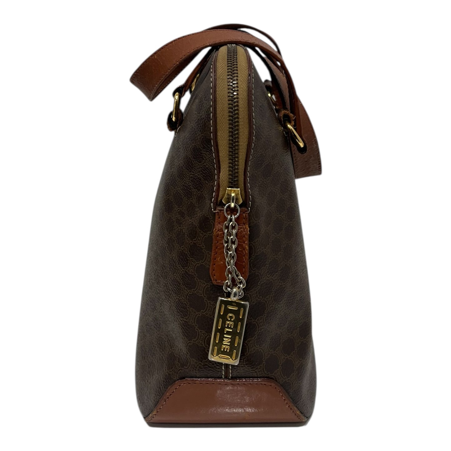 Sac Céline Cabas Macadam Marron Vintage