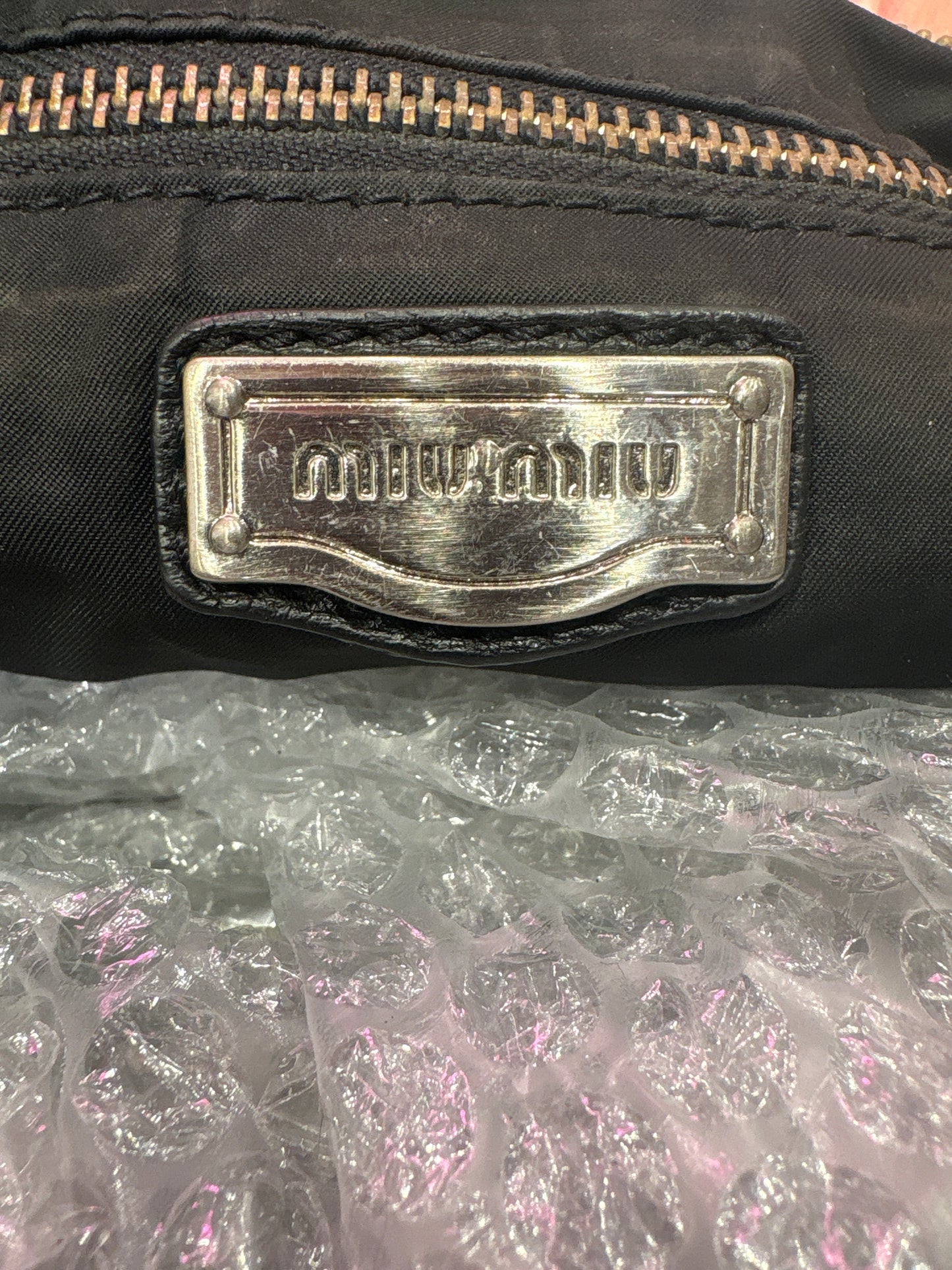 Sac à main Miu Miu noir