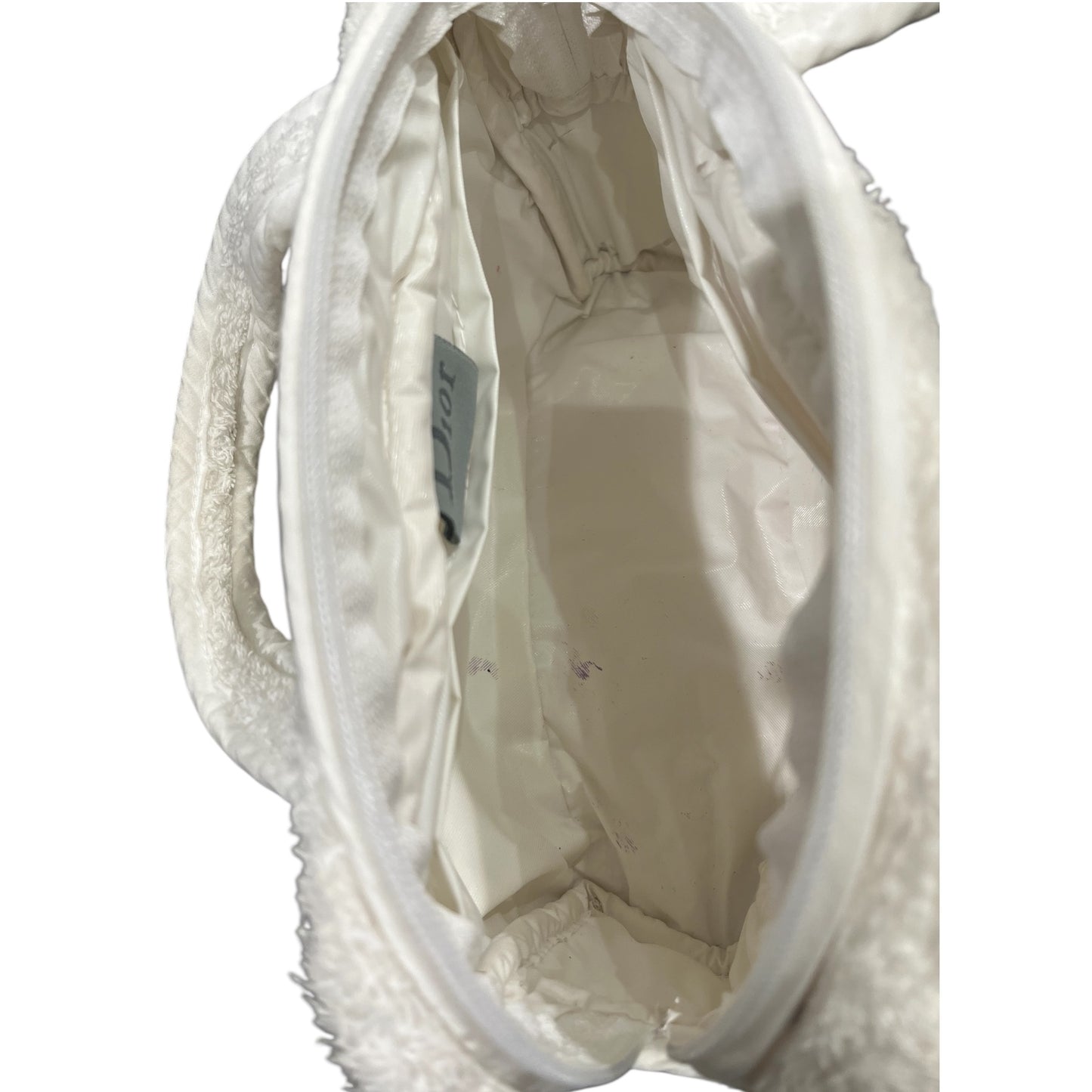 Sac Dior Bowler en tissu éponge