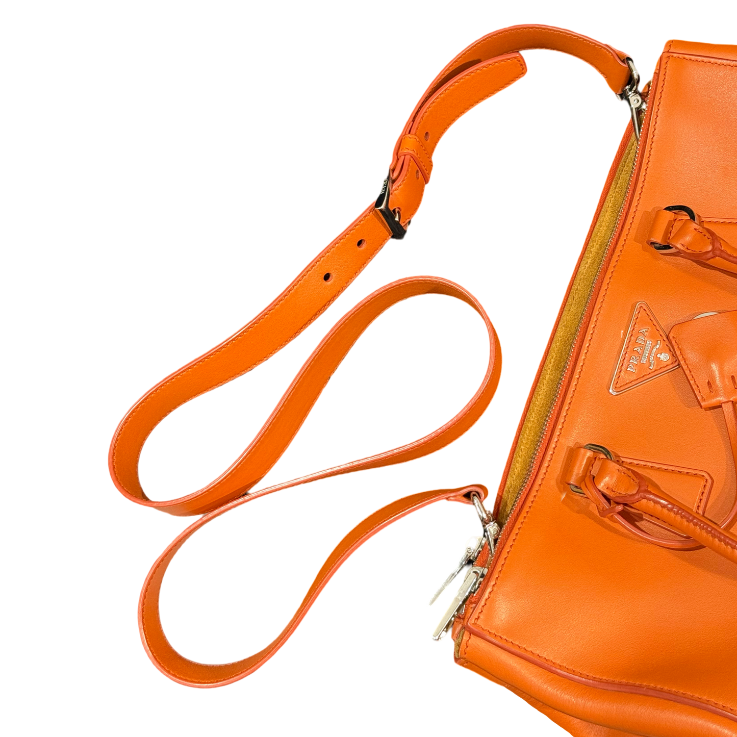 Cabas Prada Galleria Medium Orange